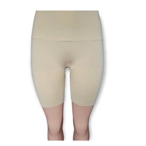 Maidenform High Waisted Thigh Slimming Shapewear‎ Shorts Size Large Nude - Picture 2 of 8